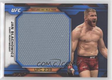 2020 Topps UFC Knockout - Jumbo Fight Mat Relic Horizontal - Blue #JFR-JB - Jan Blachowicz /50