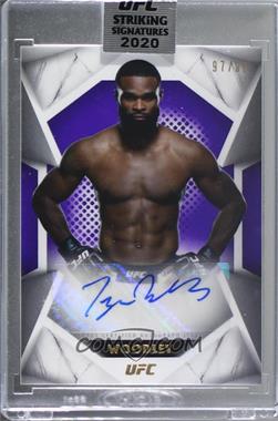 2020 Topps UFC Striking Signatures - [Base] - Purple #STS-TW - Tyron Woodley /99 [Uncirculated]