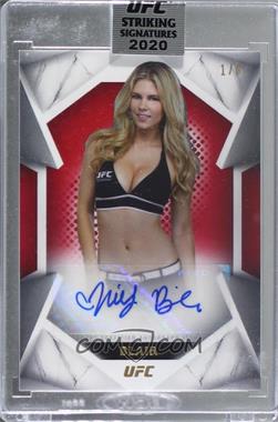 2020 Topps UFC Striking Signatures - [Base] - Red #STS-CBL - Chrissy Blair /8 [Uncirculated]