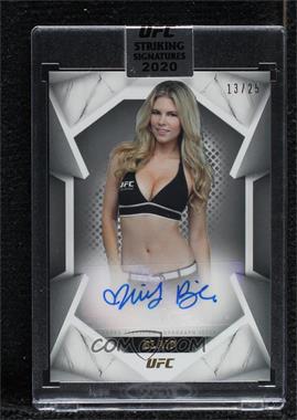 2020 Topps UFC Striking Signatures - [Base] - Silver #STS-CBL - Chrissy Blair /25 [Uncirculated]