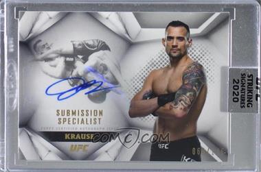 2020 Topps UFC Striking Signatures - Submission Specialist Autographs #SUS-JK - James Krause /146 [Uncirculated]