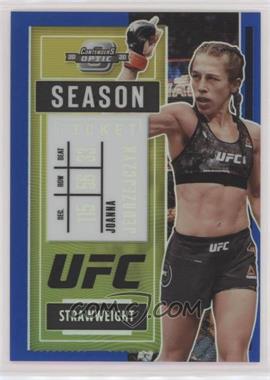 2021 Panini Chronicles UFC - [Base] - Blue #279 - Contenders Optic Season Ticket - Joanna Jedrzejczyk /99