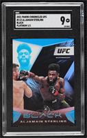 Panini Black - Aljamain Sterling [SGC 9 MINT] #/1