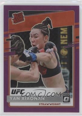 2021 Panini Chronicles UFC - [Base] - Purple #213 - Optic Rated Rookies - Yan Xiaonan /49