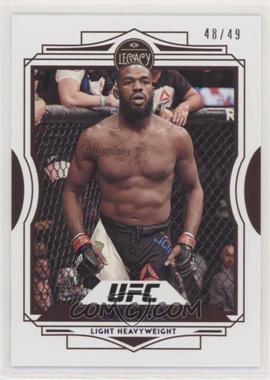 2021 Panini Chronicles UFC - [Base] - Purple #45 - Legacy - Jon Jones /49