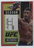 Contenders Optic Season Ticket - Gilbert Burns #/149