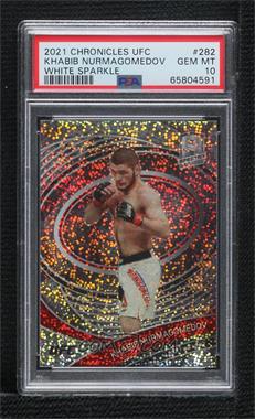 2021 Panini Chronicles UFC - [Base] - White Sparkle #282 - Spectra - Khabib Nurmagomedov [PSA 10 GEM MT]