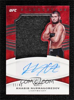 2021 Panini Chronicles UFC - Crown Royale Silhouettes #CR-KNG - Khabib Nurmagomedov /49