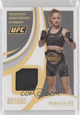 2021 Panini Immaculate Collection UFC - Materials - Gold #M-VSH - Valentina Shevchenko /10