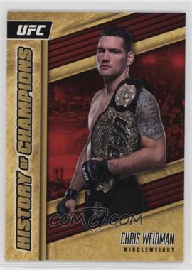 2021 Panini Instant UFC - History of Champions #HC-CW - Chris Weidman /325