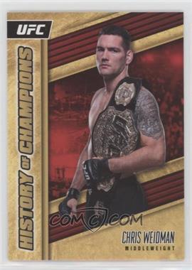 2021 Panini Instant UFC - History of Champions #HC-CW - Chris Weidman /325