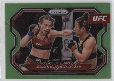 2021 Panini Prizm UFC - [Base] - Neon Green Prizm #180 - Joanna Jedrzejczyk /75