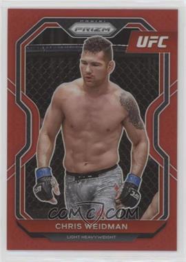 2021 Panini Prizm UFC - [Base] - Red Prizm #88 - Chris Weidman /275