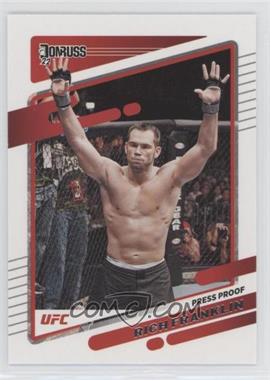 2022 Donruss UFC - [Base] - Press Proof Silver #190 - Rich Franklin