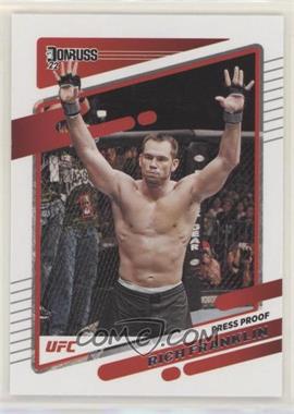 2022 Donruss UFC - [Base] - Press Proof Silver #190 - Rich Franklin