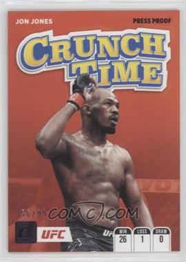 2022 Donruss UFC - Crunch Time - Press Proof Purple #19 - Jon Jones /99