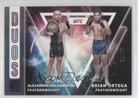 Alexander Volkanovski, Brian Ortega #/99