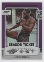 Contenders Optic Season Ticket - Aljamain Sterling #/49