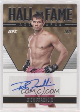 2022 Panini Chronicles UFC - Hall of Fame Autographs #HF-RFK - Rich Franklin