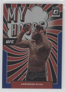 2022 Panini Donruss Optic UFC - My House - Blue Prizm #9 - Anderson Silva /49