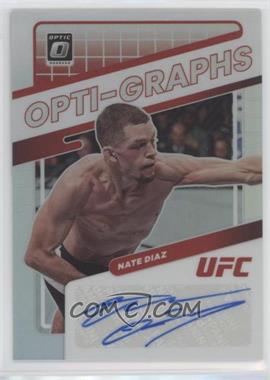 2022 Panini Donruss Optic UFC - Opti-Graphs - Holo Prizm #OG-NDZ - Nate Diaz