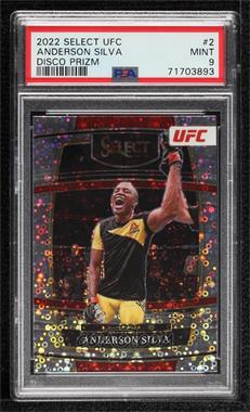 2022 Panini Select UFC - [Base] - Disco Prizm #2 - Concourse - Anderson Silva