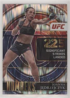 2022 Panini Select UFC - Select Numbers - Flash Prizm #30 - Joanna Jedrzejczyk