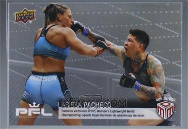 2022 Upper Deck PFL Match Dated Moments - [Base] - Silver Variant #S10 - Championship - (Nov. 25, 2022) - Larissa Pacheco Victorious in PFL Women's Lightweight World Championship, Upsets Kayla Harrison via Unanimous Decision