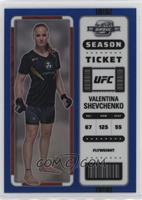 Contenders Optic Season Ticket - Valentina Shevchenko #/99