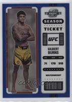 Contenders Optic Season Ticket - Gilbert Burns #/99