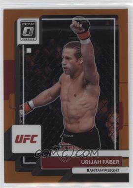 2023 Panini Donruss Optic UFC - [Base] - Orange Prizm #26 - Urijah Faber /49