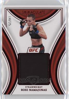 2023 Panini Immaculate Collection UFC - Remarkable Memorabilia - Red #RM-RNM - Rose Namajunas /25