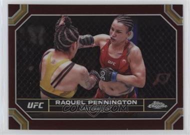 2024 Topps Chrome UFC - [Base] - Magenta Refractor #160 - Raquel Pennington