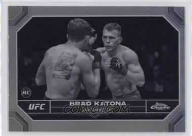 2024 Topps Chrome UFC - [Base] - Negative Refractor #1 - Brad Katona
