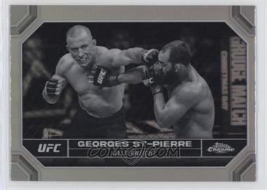 2024 Topps Chrome UFC - [Base] - Negative Refractor #68 - Georges St-Pierre