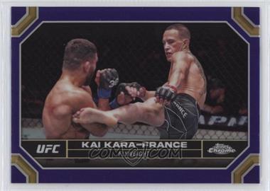 2024 Topps Chrome UFC - [Base] - Purple Refractor #106 - Kai Kara-France