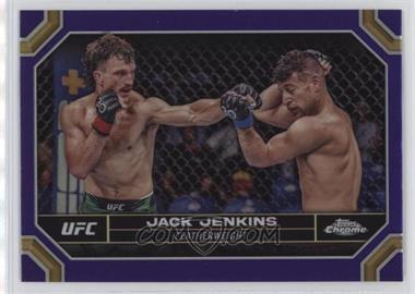 2024 Topps Chrome UFC - [Base] - Purple Refractor #84 - Jack Jenkins