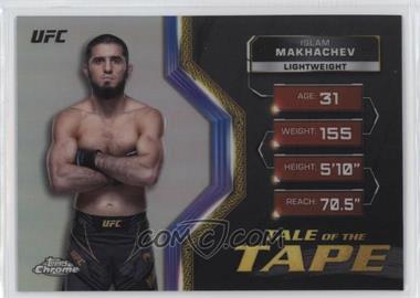 2024 Topps Chrome UFC - Tale of the Tape - Refractor #TFT-10 - Islam Makhachev