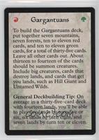 Gargantuans Deck - How to Play