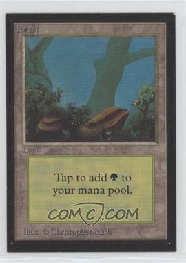 1993 Magic: The Gathering - Collectors' Edition - Non-Playable Gold Backs [Base] #FORE.2 - Forest