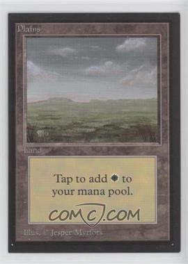 1993 Magic: The Gathering - Collectors' Edition - Non-Playable Gold Backs [Base] #PLAI.2 - Plains