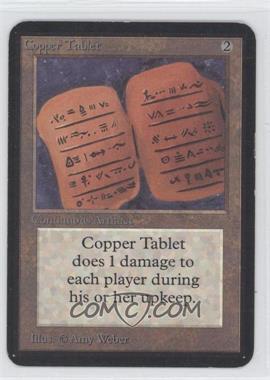1993 Magic: The Gathering - Limited Edition Alpha - [Base] #_COTA - Copper Tablet