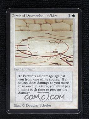 1993 Magic: The Gathering - Limited Edition Alpha - [Base] #_CPWH - Circle of Protection: White