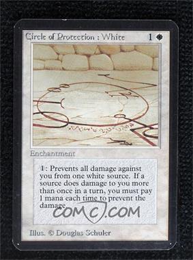 1993 Magic: The Gathering - Limited Edition Alpha - [Base] #_CPWH - Circle of Protection: White