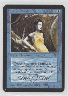 1993 Magic: The Gathering - Limited Edition Alpha - [Base] #_CRBO - Creature Bond