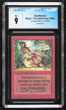1993 Magic: The Gathering - Limited Edition Alpha - [Base] #_EART - Earthbind [CGC 9 Mint]
