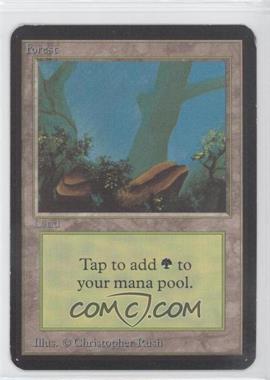 1993 Magic: The Gathering - Limited Edition Alpha - [Base] #_FORE.1 - Forest (Mushrooms)