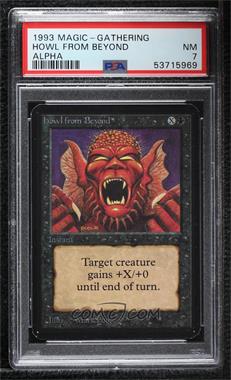 1993 Magic: The Gathering - Limited Edition Alpha - [Base] #_HOBE - Howl from Beyond [PSA 7 NM]