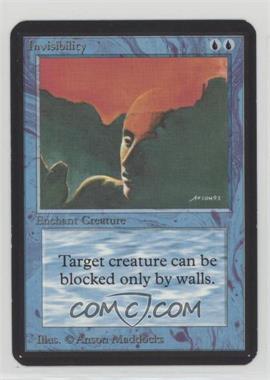 1993 Magic: The Gathering - Limited Edition Alpha - [Base] #_INVI - Invisibility [EX to NM]