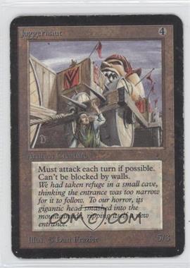 1993 Magic: The Gathering - Limited Edition Alpha - [Base] #_JUGG - Juggernaut